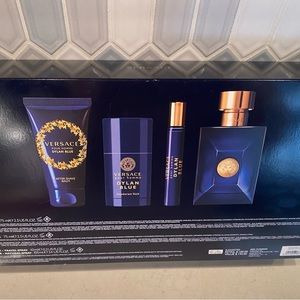 Versace Dylan Blue Cologne gift set.